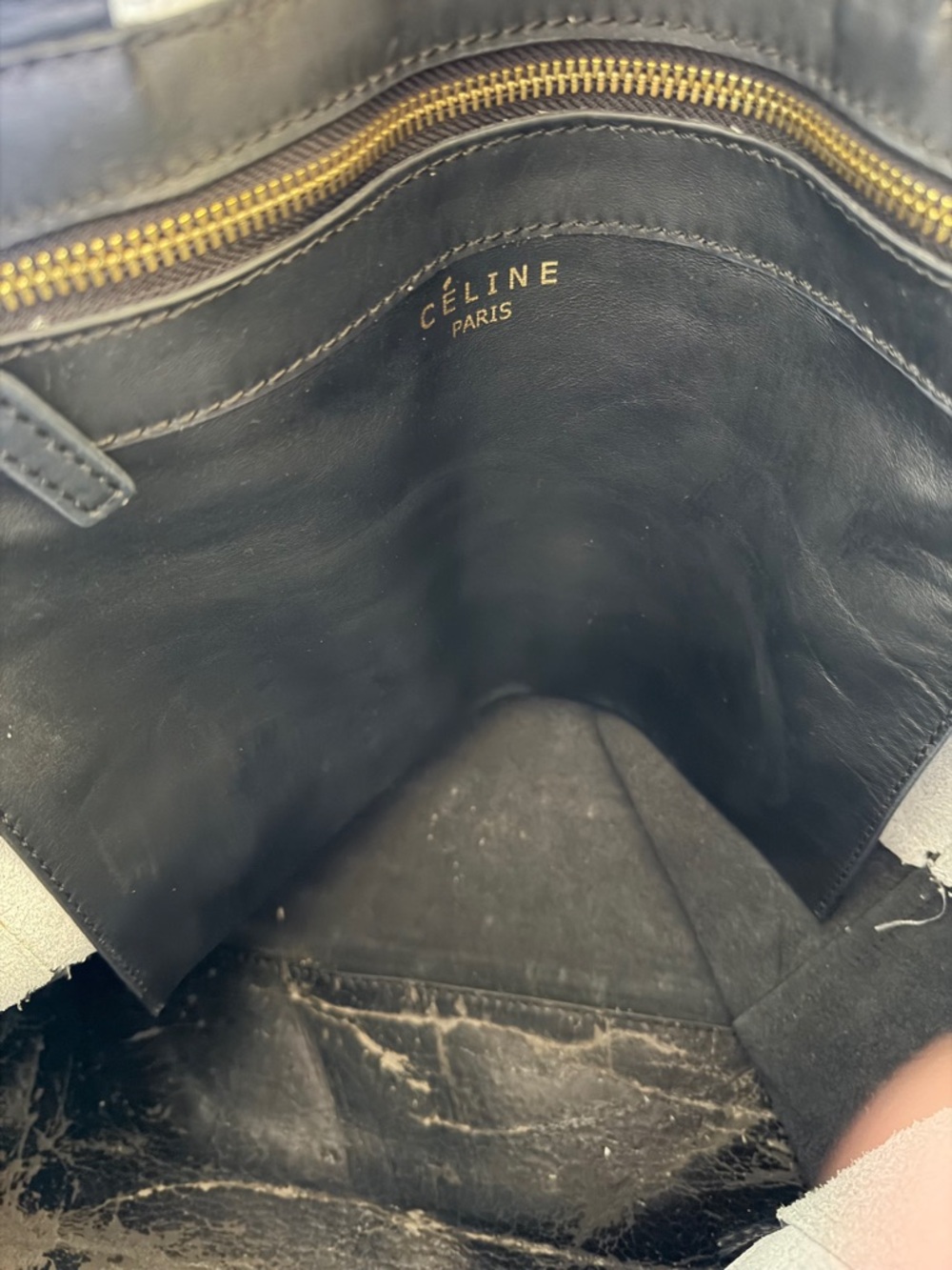 Celine Cabas horizontal leather tote. - Picture 6 of 16